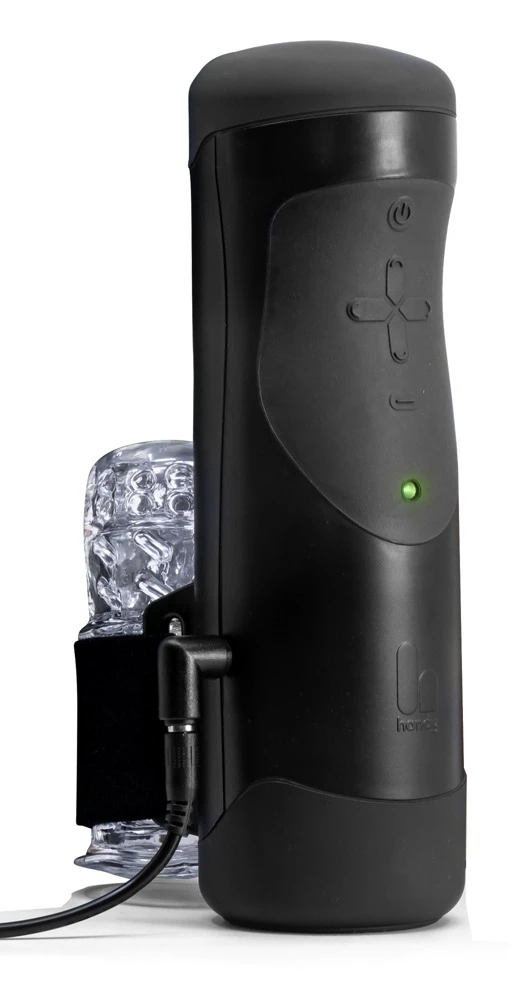 The Handy 1.1 Full Handsfree Bundle – Interaktiver Masturbator mit Tischhalterung und HandsFree Cup