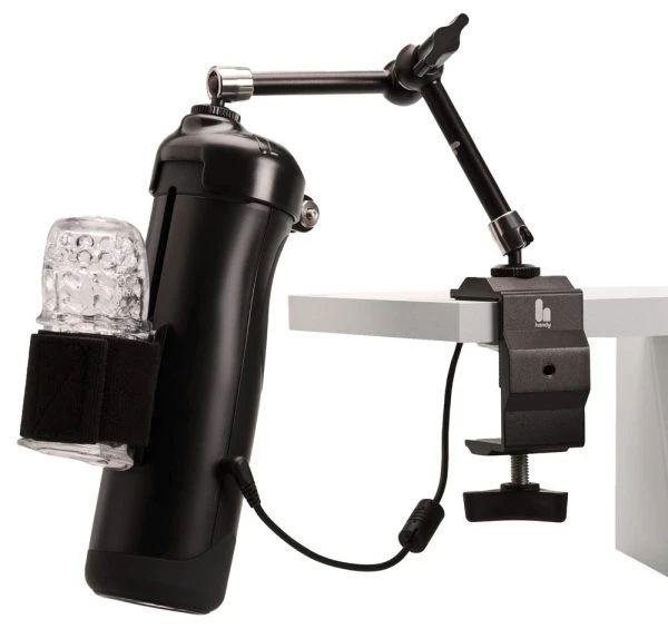 The Handy 1.1 Full Handsfree Bundle – Interaktiver Masturbator mit Tischhalterung und HandsFree Cup