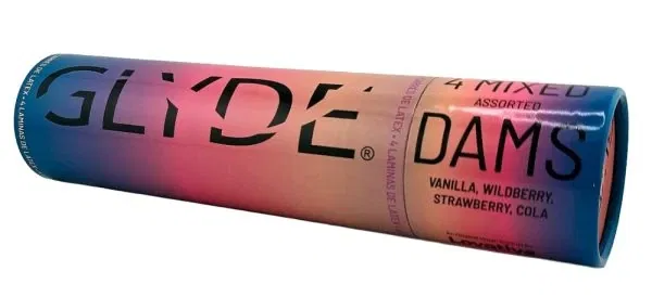 GLYDE Dams Lecktücher Mix 4er – vegan, farbenfroh, 25x15 cm GLYDE Dams Lecktücher Mix 4er – vegan, farbenfroh, 25x15 cm