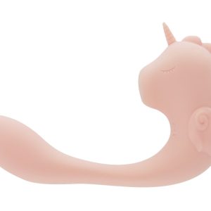 Unihorn C-Horse Coral Throb Dual-Vibrator aus Silikon, 15 cm Unihorn C-Horse Coral Throb Dual-Vibrator aus Silikon, 15 cm – Bild 3