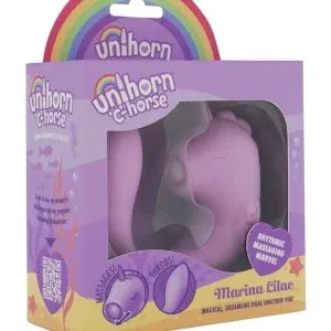 Unihorn C-Horse Marina Dual-Vibrator Blau Silikon 15 cm
