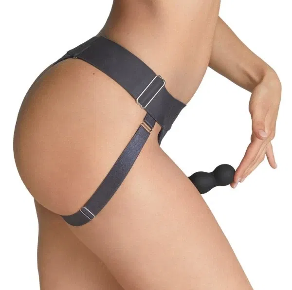 strap-on-me Harness Lingerie Grau One Size Jock-Style
