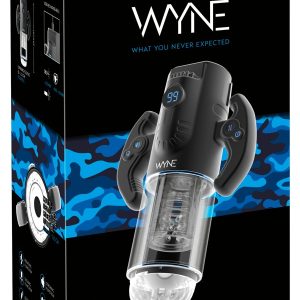 WYNE Masturbator 11 Schwarz – Doppelmotoriger, Vollautomatischer Penis-Stroker mit Sound & Saugfunktion – Bild 1