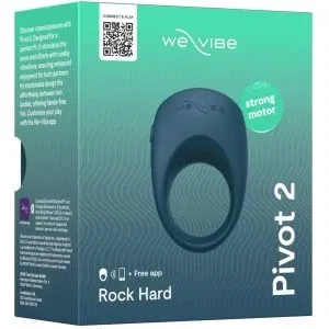 We-Vibe Pivot 2 Vibro-Penisring Blau mit App-Steuerung