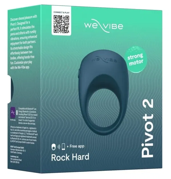 We-Vibe Pivot 2 Vibro-Penisring Blau mit App-Steuerung
