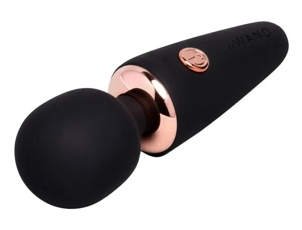 le Wand Mini Microwand Schwarz – Kompakter Mini-Vibrator mit 7 Modi & USB-Ladekabel