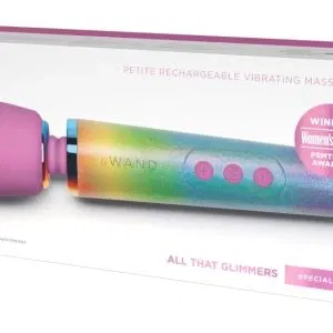 le Wand Petite All That Glimmers Massagestab Pink - Wiederaufladbar & Wasserdicht
