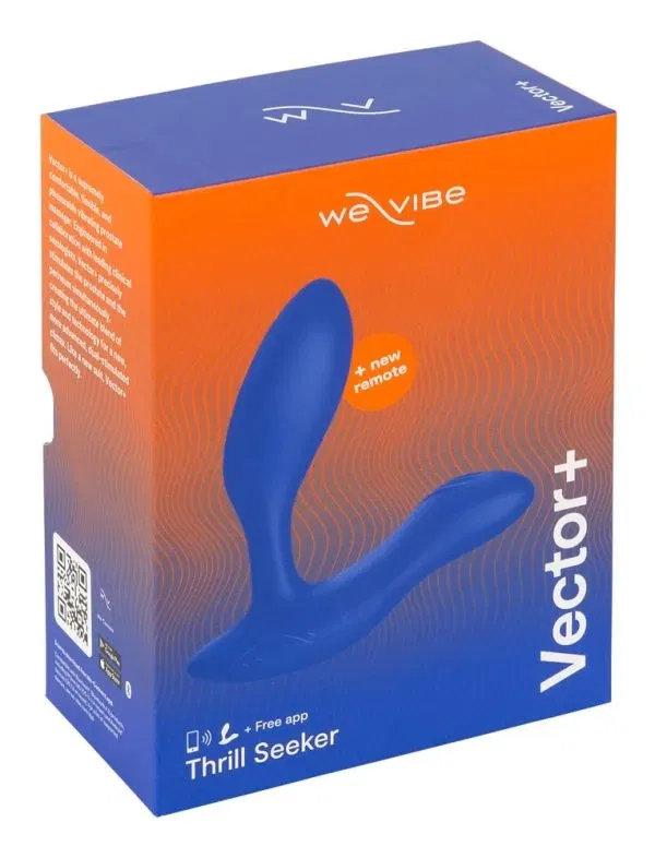 We-Vibe Vector+ Analvibrator Royal Blue mit Fernbedienung & App-Steuerung