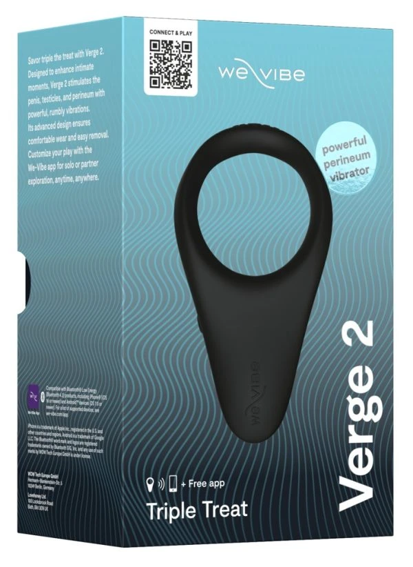 We-Vibe Verge 2 Vibrationsring Schwarz