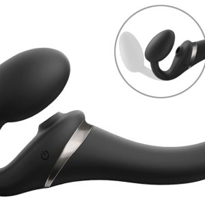 strap-on-me Multi Orgasm Bendable S Vibrator Schwarz mit Fernbedienung strap-on-me Multi Orgasm Bendable S Vibrator Schwarz mit Fernbedienung – Bild 2