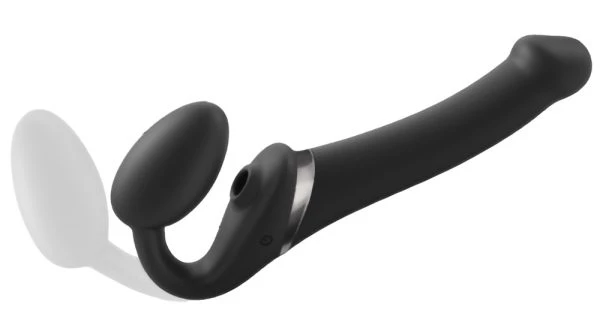 strap-on-me Multi Orgasm Bendable S Vibrator Schwarz mit Fernbedienung
