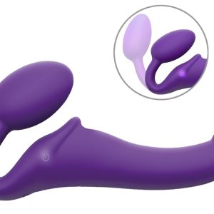 strap-on-me Vibrating Strap-On Lila – 3 Motoren, Fernbedienung, wasserdicht strap-on-me Vibrating Strap-On Lila – 3 Motoren, Fernbedienung, wasserdicht – Bild 2