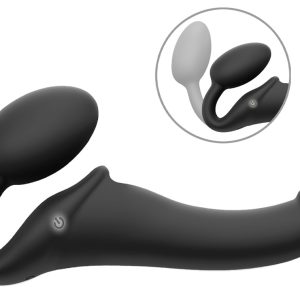 strap-on-me Vibrating Strap-On M Schwarz – 3 Motoren, Fernbedienung, wasserdicht strap-on-me Vibrating Strap-On M Schwarz – 3 Motoren, Fernbedienung, wasserdicht – Bild 2