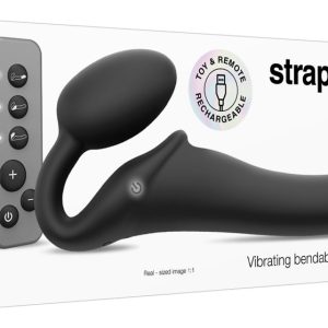 strap-on-me Vibrating Strap-On M Schwarz – 3 Motoren, Fernbedienung, wasserdicht strap-on-me Vibrating Strap-On M Schwarz – 3 Motoren, Fernbedienung, wasserdicht – Bild 1