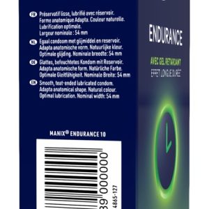 Manix Endurance Kondome 10er transparent verlängernd 53 mm Manix Endurance Kondome 10er transparent verlängernd 53 mm – Bild 3