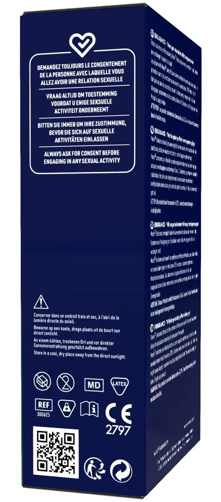 Manix Endurance Kondome 10er transparent verlängernd 53 mm