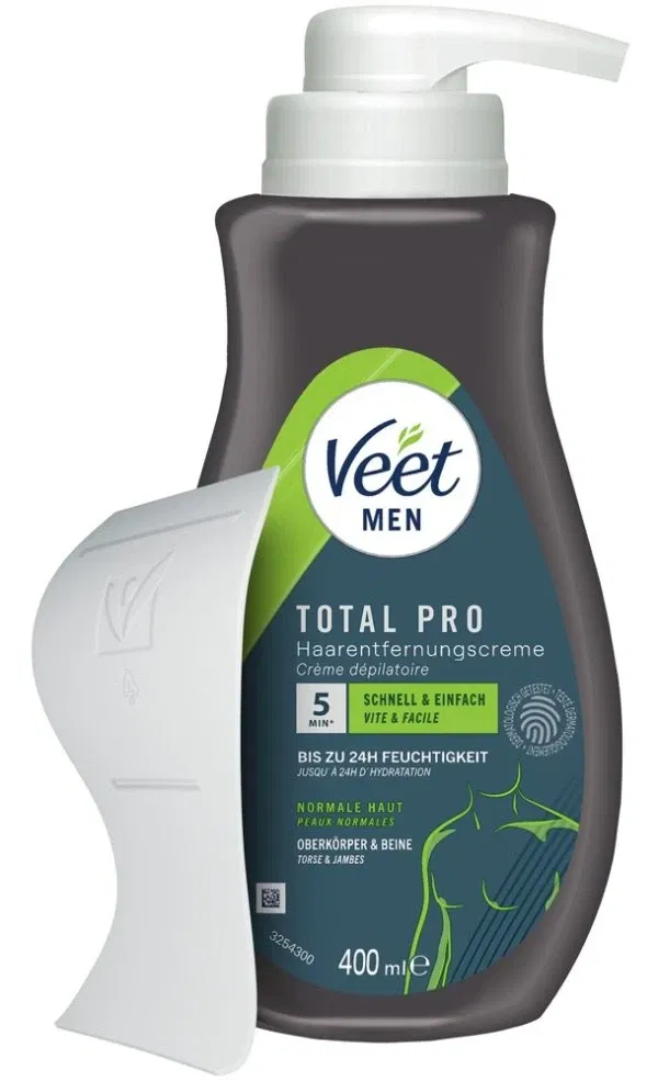 06316550000_nor_a Veet Men Total Pro Haarentfernungscreme 400 ml Pumpspender