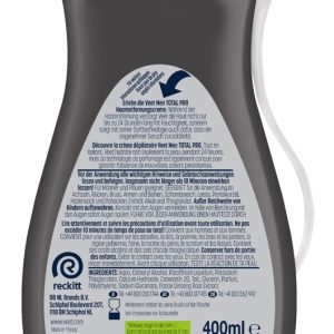 Veet Men Total Pro Haarentfernungscreme 400 ml Pumpspender Veet Men Total Pro Haarentfernungscreme 400 ml Pumpspender – Bild 3