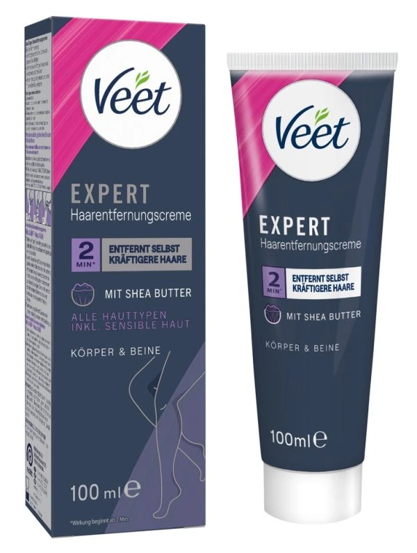 Veet EXPERT Enthaarungscreme für Körper & Beine 100 ml Veet EXPERT Enthaarungscreme für Körper & Beine 100 ml