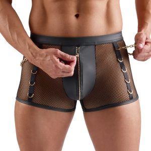 Svenjoyment Herren Netz Pants Wetlook Schwarz 3XL mit goldfarbenen Details Svenjoyment Herren Netz Pants Wetlook Schwarz 3XL mit goldfarbenen Details – Bild 3