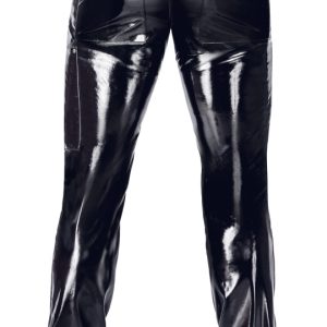 Black Level Herren Lackhose Skinny 2XL Schwarz mit Metall-Details Black Level Herren Lackhose Skinny 2XL Schwarz mit Metall-Details – Bild 5