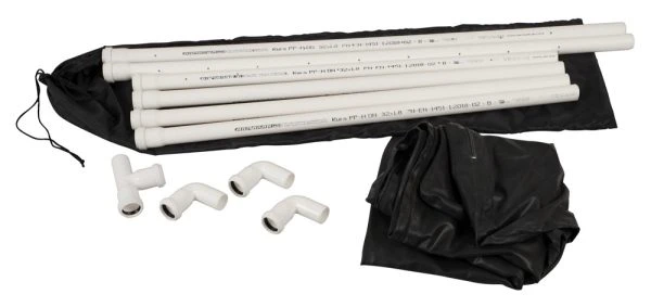 Late X Latex Vakuumbett 1x2m Schwarz Naturkautschuk