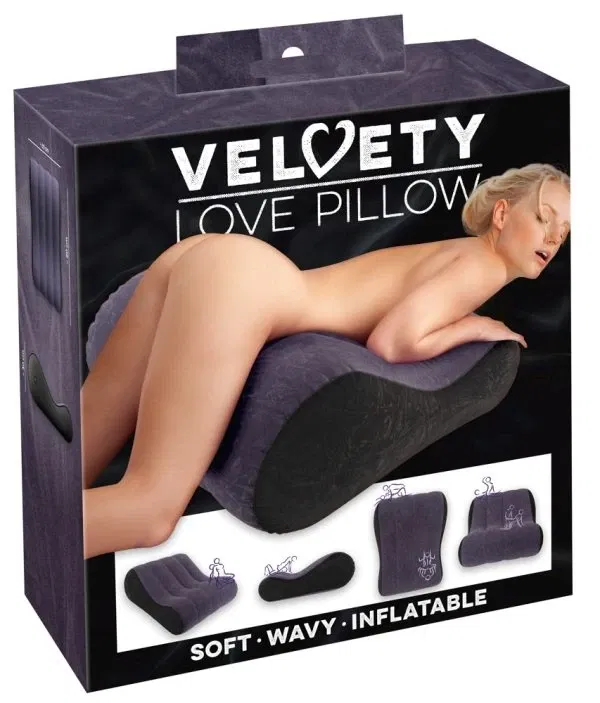 You2Toys Aufblasbares Love Pillow blau – ergonomisches Velvety Kuschelkissen für Komfort beim Sex