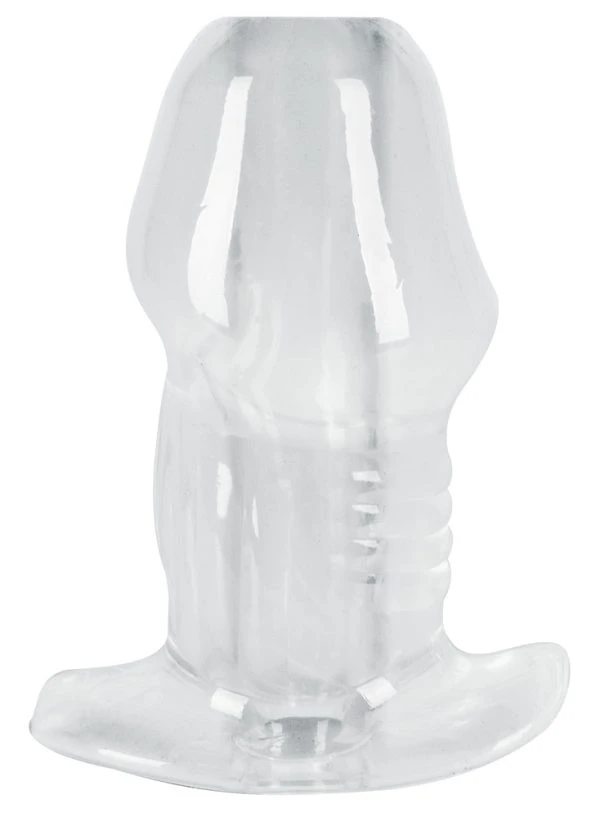 ANOS Butt Plug mit Tunnel transparent 10,2 cm ANOS Butt Plug mit Tunnel transparent 10,2 cm