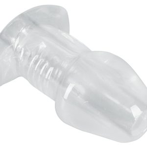 ANOS Butt Plug mit Tunnel transparent 10,2 cm ANOS Butt Plug mit Tunnel transparent 10,2 cm – Bild 4