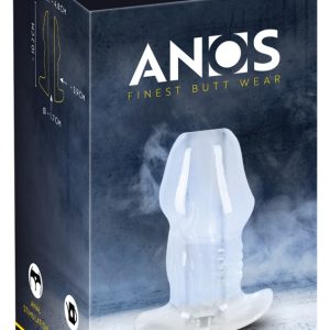 ANOS Butt Plug mit Tunnel transparent 10,2 cm ANOS Butt Plug mit Tunnel transparent 10,2 cm – Bild 1