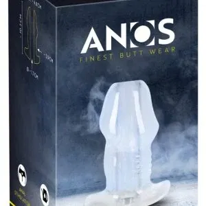 Home ANOS Butt Plug mit Tunnel transparent 10,2 cm