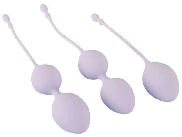 beau cœur Elorin Love BallSet 3-teilig Lila Silikon