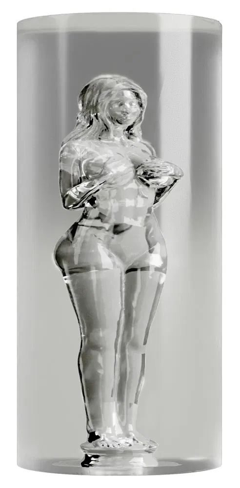 Stroker Female Shaped Tunnel Transparent 14,2 cm Masturbator