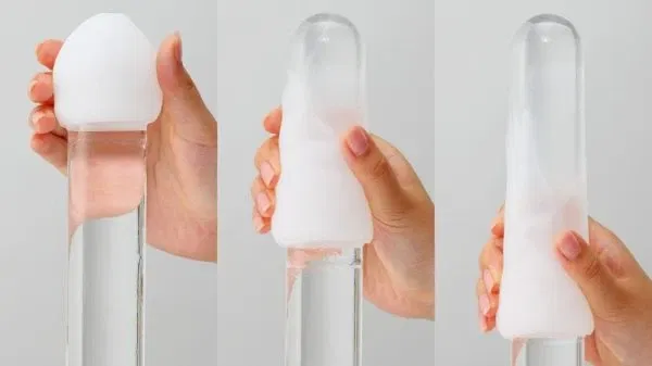 TENGA Egg Standard 3er Set weiß – Einmal-Masturbatoren mit innovativen Reizstrukturen