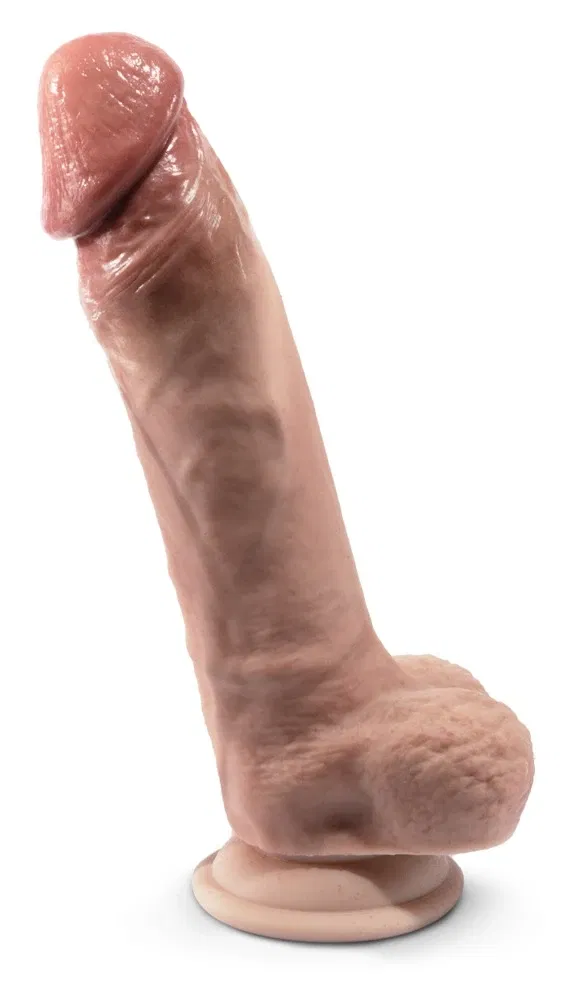 SILEXD Real Skin Model 1 Naturdildo 23 cm hautfarben hell mit Saugfuß