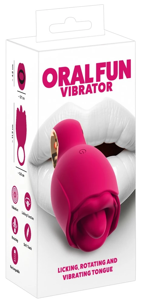 You2Toys Oral Fun Zungenvibrator Pink mit 8 Stimulationsmodi
