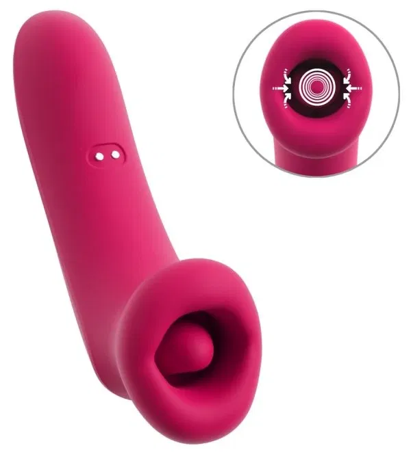 You2Toys Oral Fun Saug-Vibrator Pink mit 3 Saug- und 10 Vibrationsmodi