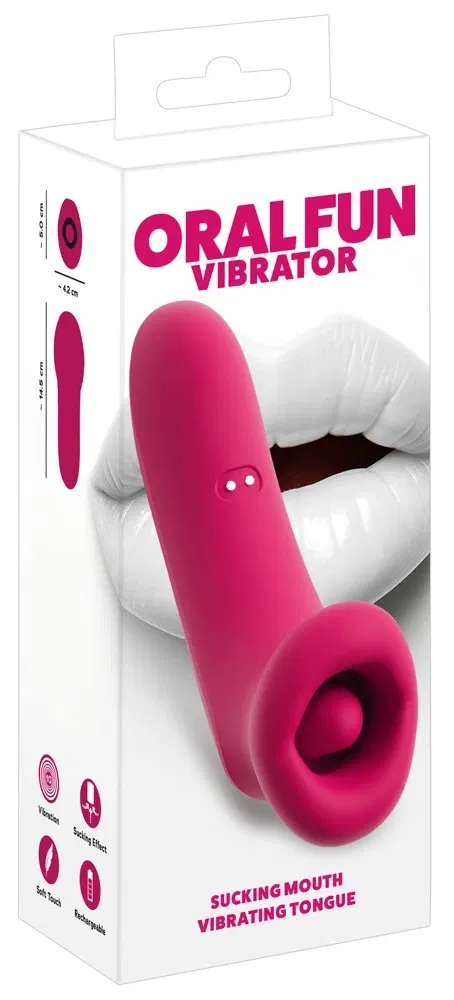 You2Toys Oral Fun Saug-Vibrator Pink mit 3 Saug- und 10 Vibrationsmodi