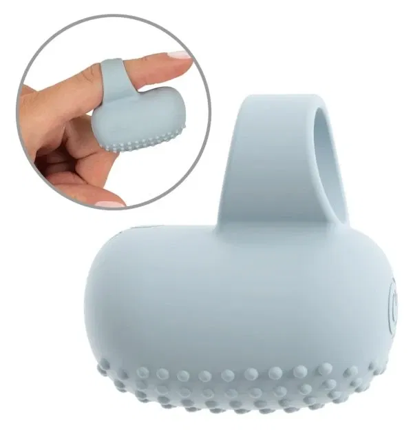 beau coeur Kiremo Finger Vibrator Blau – Leise wasserdicht mit 10 Vibrationsmodi