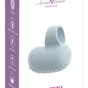 beau coeur Kiremo Finger Vibrator Blau – Leise wasserdicht mit 10 Vibrationsmodi