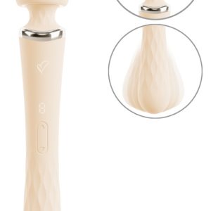beau cœur Taviro Big Wand Massager Weiß – Wiederaufladbar, 31,7 cm, 9 Vibrationsmodi beau cœur Taviro Big Wand Massager Weiß – Wiederaufladbar, 31,7 cm, 9 Vibrationsmodi – Bild 2