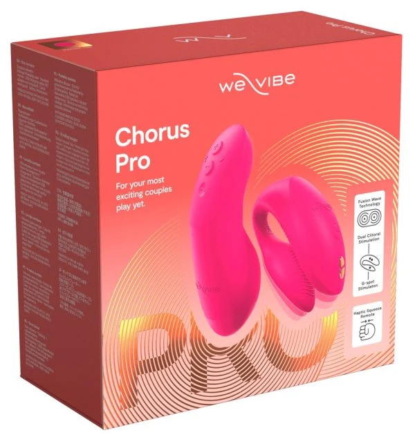 We-Vibe Chorus Pro Paarvibrator Pink mit Fusion Wave Technologie und Fernbedienung
