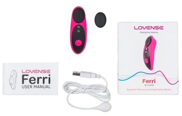 Lovense Ferri Panty Vibrator Pink – Leiser Bluetooth Silikon-Vibrator mit Fernsteuerung