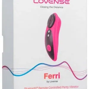 Lovense Ferri Panty Vibrator Pink – Leiser Bluetooth Silikon-Vibrator mit Fernsteuerung