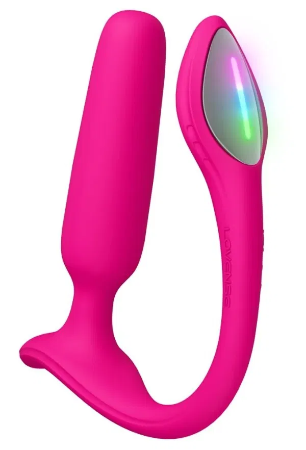 Lovense Lush Anal Plug Pink mit Bluetooth & LED-Lichtshow
