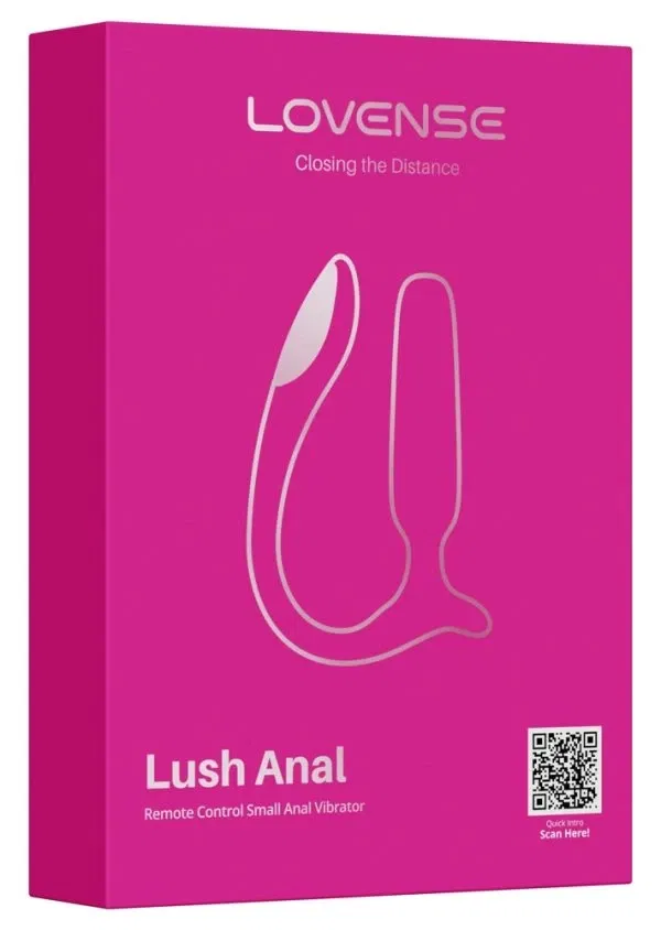 Lovense Lush Anal Plug Pink mit Bluetooth & LED-Lichtshow