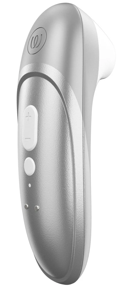 Womanizer Pro Silber – Flüsterleiser Pulsator mit Pleasure Air Technologie