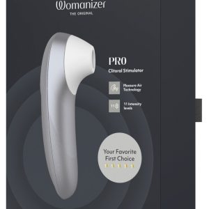 Womanizer Pro Silber – Flüsterleiser Pulsator mit Pleasure Air Technologie Womanizer Pro Silber – Flüsterleiser Pulsator mit Pleasure Air Technologie – Bild 1