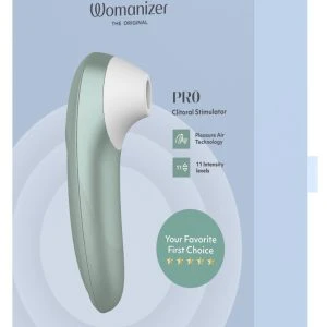 Womanizer Pro Sage Türkis – Flüsterleiser Pulsator mit Pleasure Air Technologie