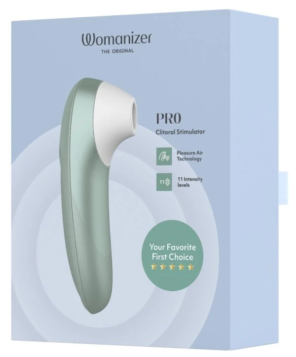 Womanizer Pro Sage Türkis – Flüsterleiser Pulsator mit Pleasure Air Technologie